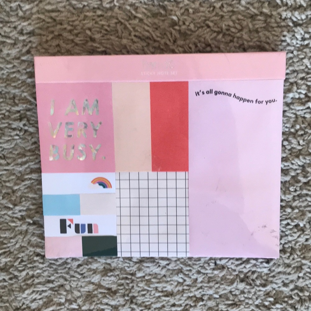 band.o sticky note pad